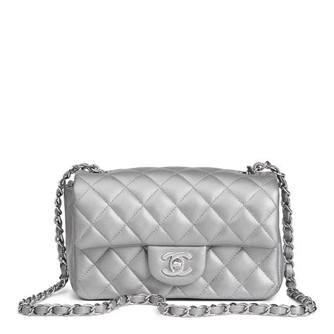 chanel plexiglass flap bag|Small flap bag, Tweed, lambskin & silver metal, light gray.